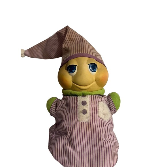 3 VTG 80s Playskool 11” GloWorm Nightgown Stars & GlowBug - Picture 9 of 16